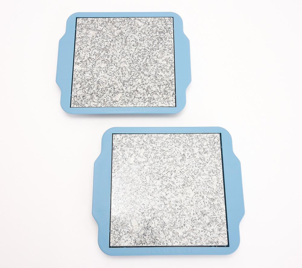 Juego de 2 calentadores de placas de granito Henning Lee modelo K96238 - Imagen 5 de 6