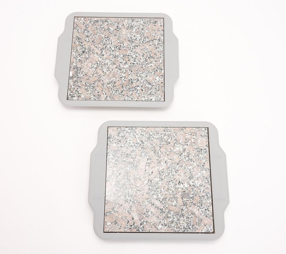 Juego de 2 calentadores de placas de granito Henning Lee modelo K96238 - Imagen 6 de 6
