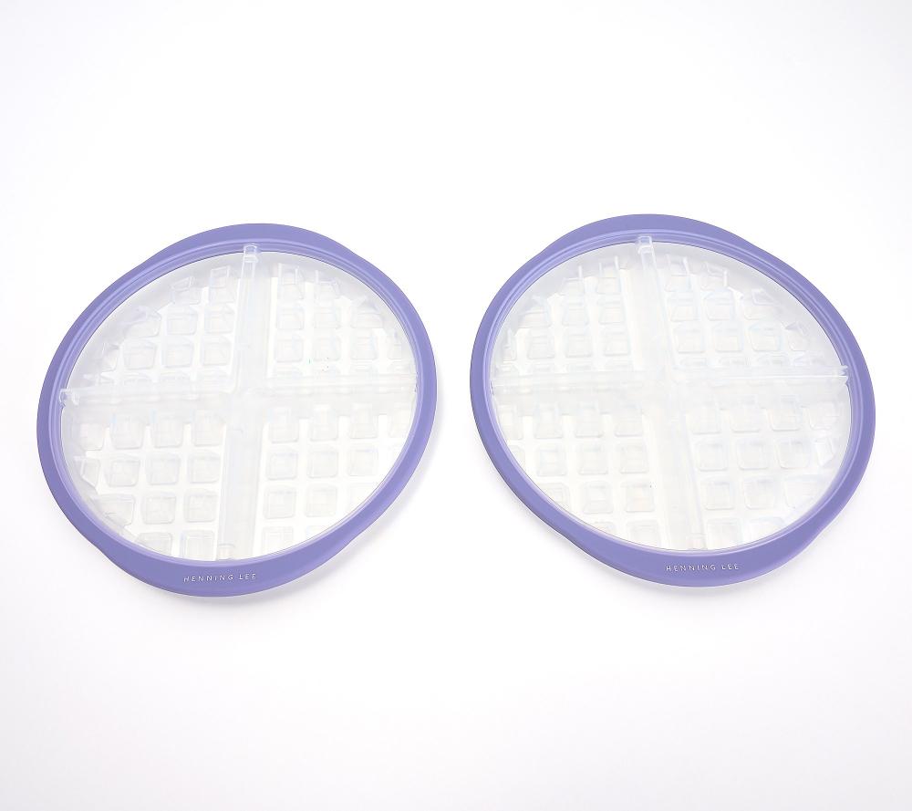 Juego de 2 sartenes para gofres de silicona Henning Lee Look & Cook - Imagen 7 de 8
