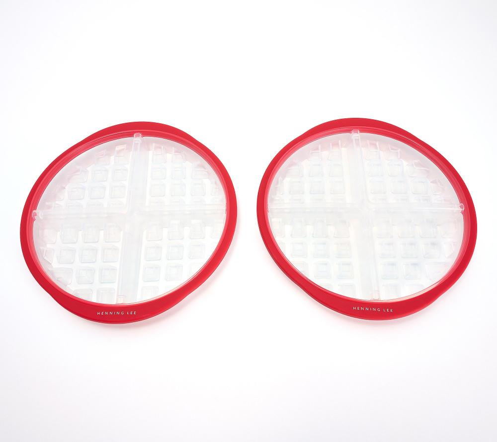 Juego de 2 sartenes para gofres de silicona Henning Lee Look & Cook - Imagen 8 de 8