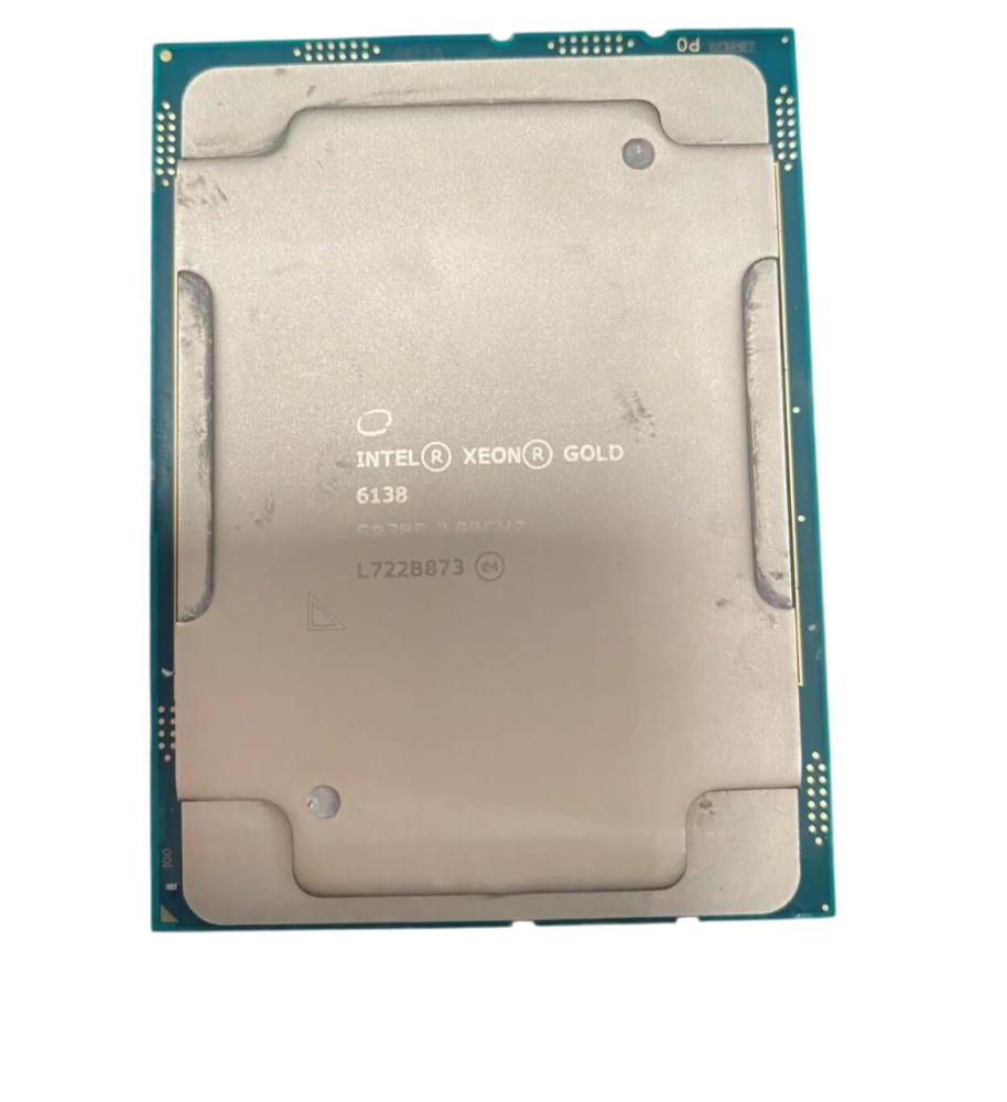 Restposten 10 Intel Xeon-Gold 6138 (2,0GHz/20-Core/125W) Prozessor SR3B5