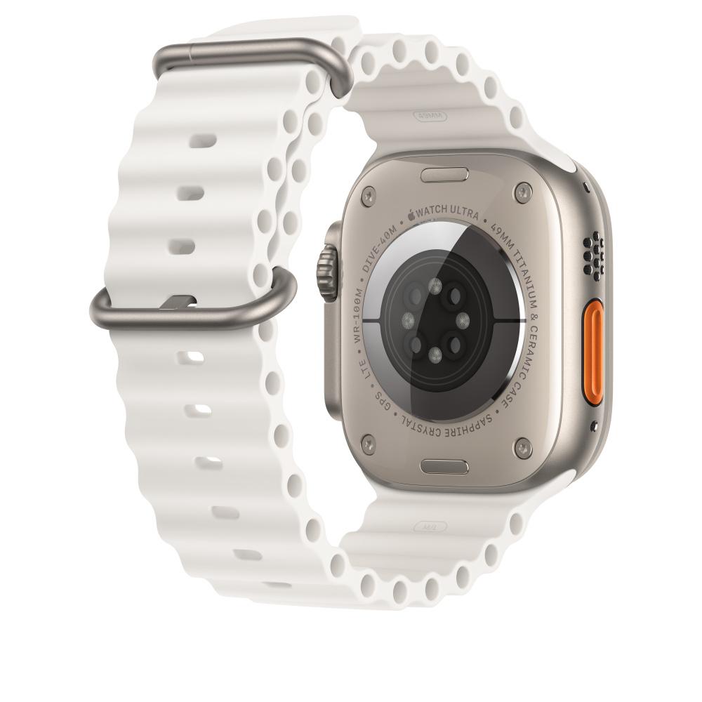 Apple Watch Ultra 49mm 32GB (Unlocked) A2622 Titanium / White